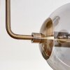 Cabalonga ceiling light, globe light brass, 3-light sources