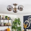 Cabalonga ceiling light, globe light brass, 3-light sources