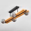 Chehalis ceiling light, globe light Ecru, black, 4-light sources