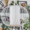 Adara hanging light, pendant light white, 1-light source