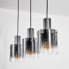 Vireda hanging light, pendant light anthracite, 3-light sources