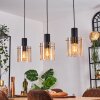 Vireda hanging light, pendant light anthracite, 3-light sources