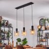 Vireda hanging light, pendant light anthracite, 3-light sources