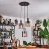 Vireda hanging light, pendant light anthracite, 3-light sources