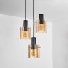 Vireda hanging light, pendant light anthracite, 3-light sources