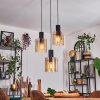 Vireda hanging light, pendant light anthracite, 3-light sources