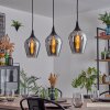 Lutarp hanging light, pendant light black, 3-light sources