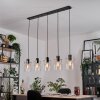 Hasvik hanging light, pendant light black, 5-light sources