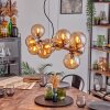 Gastor hanging light, globe light, pendant light Amber, 10-light sources