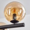 Gastor hanging light, globe light, pendant light Amber, 10-light sources