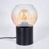 Koyoto globe light, desk lamp, table lamp Amber, clear, 1-light source