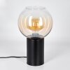 Koyoto globe light, desk lamp, table lamp Amber, clear, 1-light source