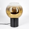 Koyoto globe light, desk lamp, table lamp 20 cm gold, clear, 1-light source