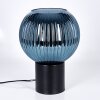 Koyoto globe light, desk lamp, table lamp blue, 1-light source