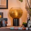 Koyoto globe light, desk lamp, table lamp gold, clear, 1-light source