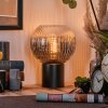 Koyoto globe light, desk lamp, table lamp clear, Smoke-coloured, 1-light source