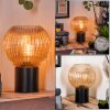 Koyoto globe light, desk lamp, table lamp Amber, 1-light source