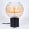 Koyoto globe light, desk lamp, table lamp Amber, clear, 1-light source