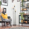 Limmingen floor lamp black, 3-light sources