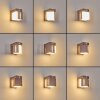 Swanek outdoor wall light, wall light LED rust-coloured, 1-light source, Motion sensor