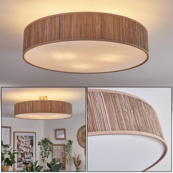 Foggia ceiling light matt nickel, 3-light sources