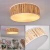 Antillo ceiling light matt nickel, 3-light sources