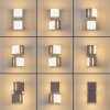 Swanek outdoor wall light, wall light LED anthracite, 2-light sources