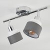 Ailer ceiling light, ceiling spotlight chrome, 2-light sources