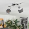 Ailer ceiling light, ceiling spotlight chrome, 2-light sources