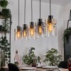 Hasvik hanging light, pendant light black, 5-light sources