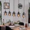 Hasvik hanging light, pendant light black, 5-light sources