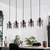 Hasvik hanging light, pendant light black, 5-light sources