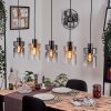 Hasvik hanging light, pendant light black, 5-light sources