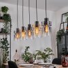 Hasvik hanging light, pendant light black, 5-light sources