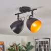 Bjedstrup ceiling light, ceiling spotlight black, 2-light sources