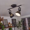 Tita Ceiling Light black, 2-light sources