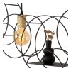 Lucide lights CIRCLE pendant light black, 3-light sources