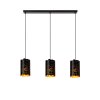 Lucide lights ALMELO pendant light black, 3-light sources