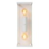 Lucide lights CLAIRE outdoor wall light white, 2-light sources