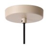 Lucide lights LAMBRES pendant light sand-coloured, 1-light source