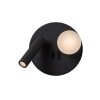 Lucide lights MATIZ wall light LED black, 1-light source