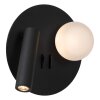 Lucide lights MATIZ wall light LED black, 1-light source