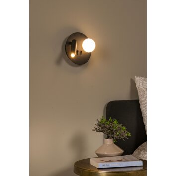 Lucide lights MATIZ wall light LED black, 1-light source