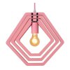 Lucide lights MAURO pendant light pink, 1-light source