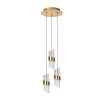 Lucide lights KLIGANDE pendant light LED gold, brass, 3-light sources