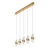 Lucide lights KLIGANDE pendant light LED gold, 5-light sources