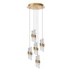 Lucide lights KLIGANDE pendant light LED gold, 5-light sources