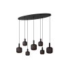 Lucide lights ELOISE pendant light black, 7-light sources