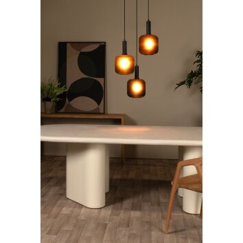 Lucide lights ELOISE pendant light black, 3-light sources