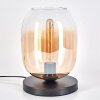 Apedo table lamp Amber, clear, 1-light source